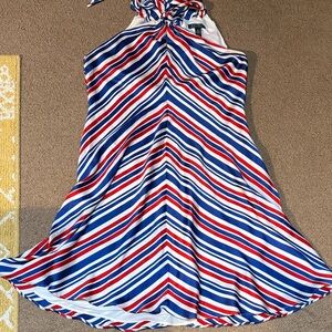 Ralph Lauren Striped Halter Dress